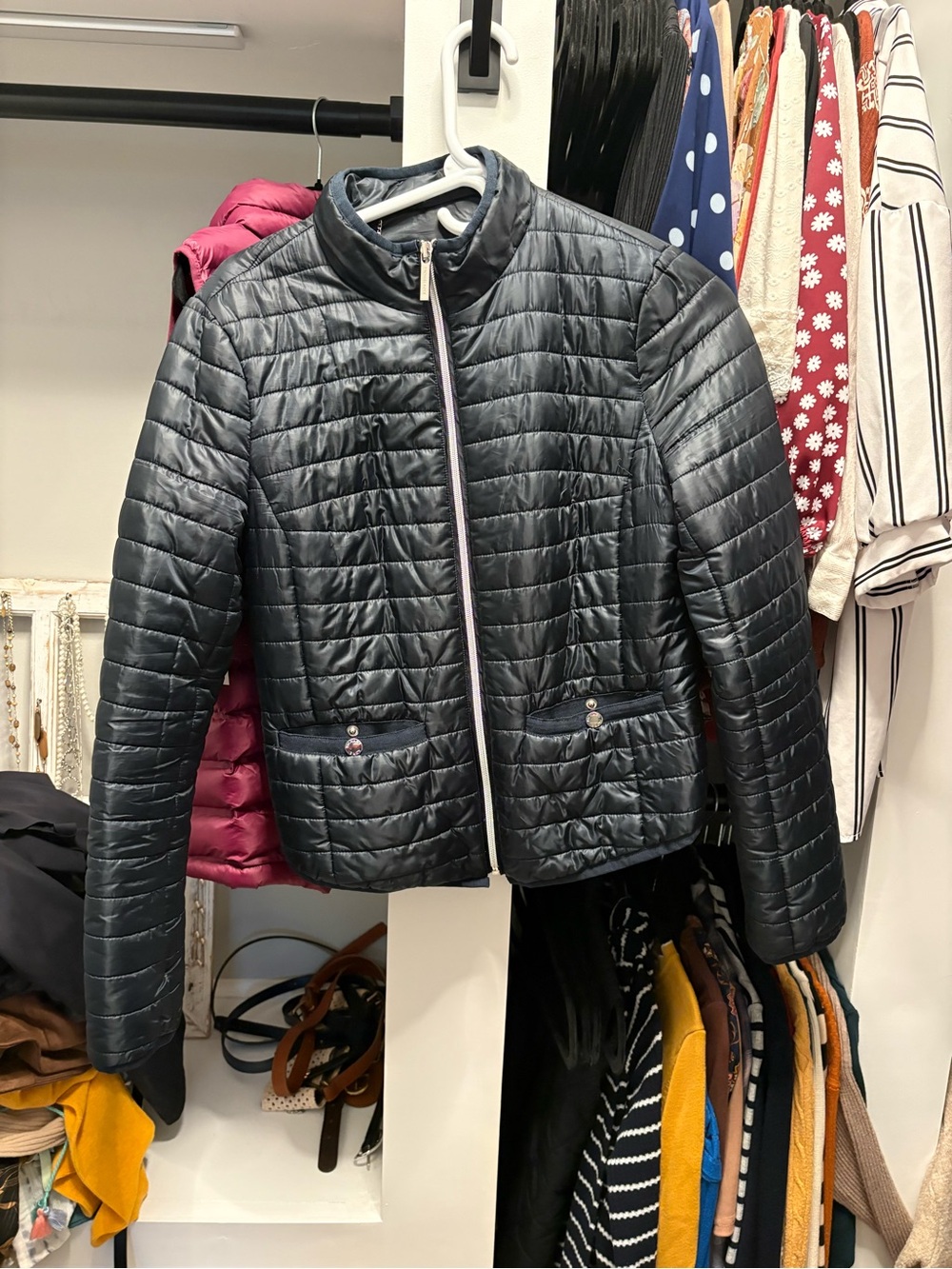 Michael Kors Black Quilted Puffer Jacket
